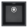 ALVEUS 1150048 - Kuhinjska sudopera OMNI 45x45 cm granit/crna