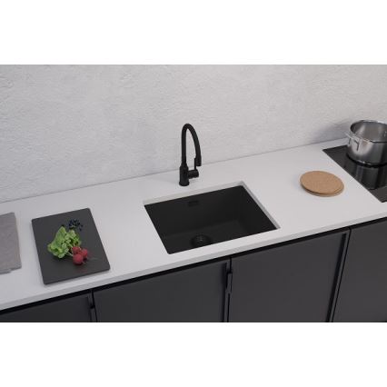 ALVEUS 1150057 - Kuhinjski sudoper OMNI 55x45 cm granit/crna