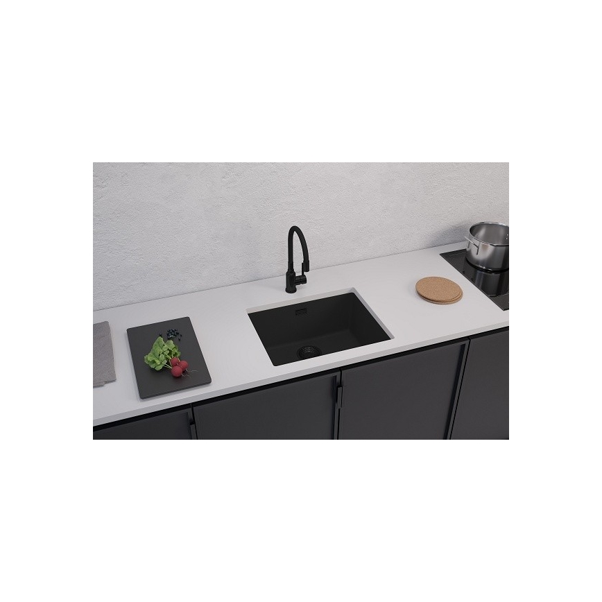 ALVEUS 1150057 - Kuhinjski sudoper OMNI 55x45 cm granit/crna