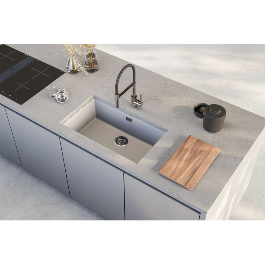ALVEUS 1150058 - Kuhinjski sudoper OMNI 75x45 cm granit/bijela