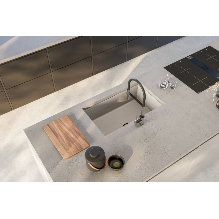 ALVEUS 1150058 - Kuhinjski sudoper OMNI 75x45 cm granit/bijela