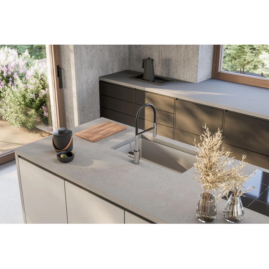 ALVEUS 1150058 - Kuhinjski sudoper OMNI 75x45 cm granit/bijela