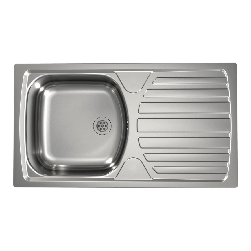 ALVEUS - Kuhinjski sudoper BASIC 78x43,5 cm inox/satin + kuhinjska miješalica VIOLA 36,7 cm brušeni inox