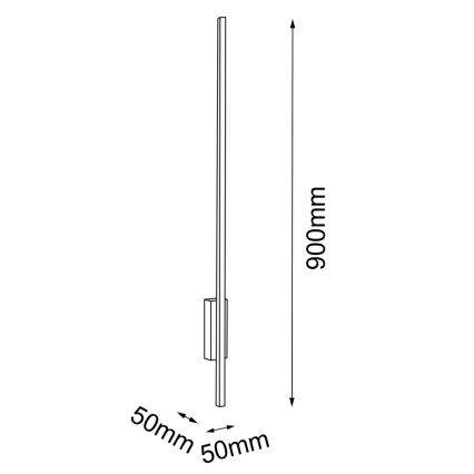 Amplex - LED Zidna svjetiljka LED/3,8W/230V zlatna/crna