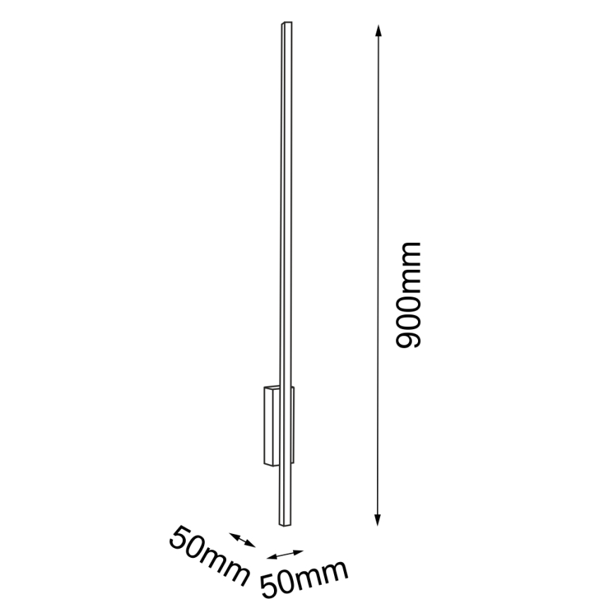 Amplex - LED Zidna svjetiljka LED/3,8W/230V zlatna/crna