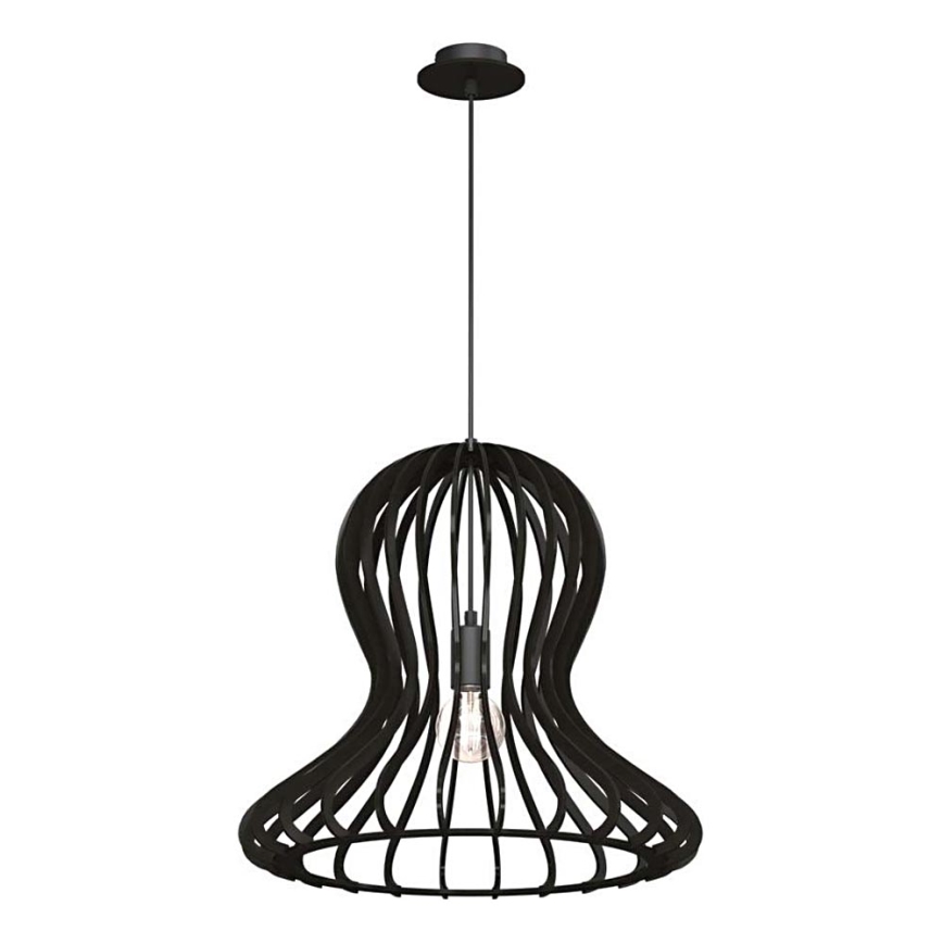 Amplex - Viseća svjetiljka na sajli 1xE27/20W/230V crna