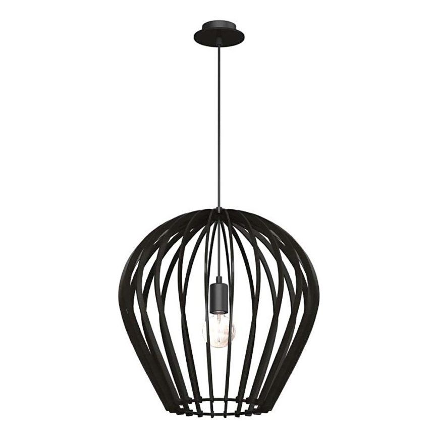 Amplex - Viseća svjetiljka na sajli 1xE27/20W/230V crna