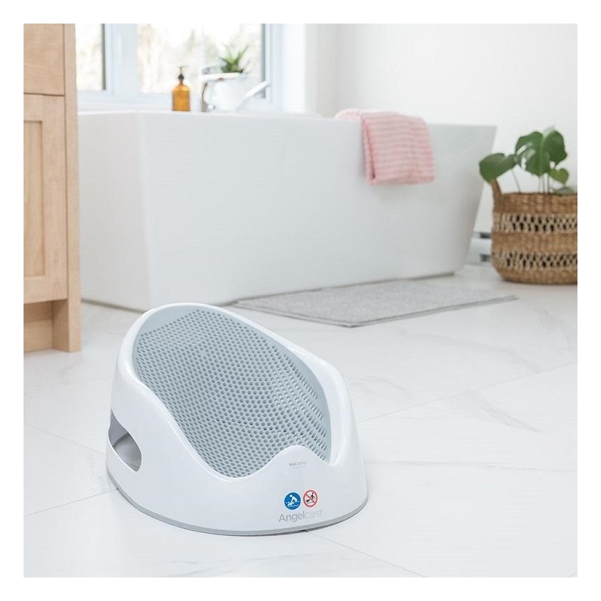 Angelcare - Ležaljka za kadu Svijetlo siva