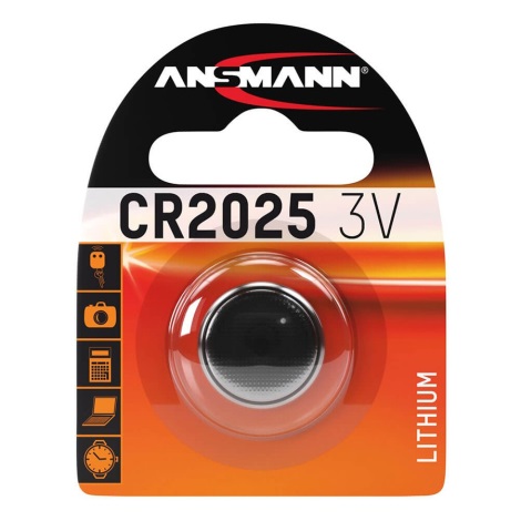 Ansmann 04673 - CR 2025 - Litijska gumbasta baterija 3V