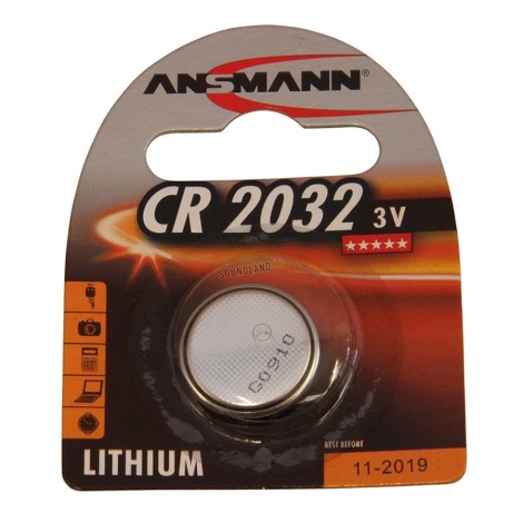 Ansmann 04674 CR 2032 - Litijska gumbasta baterija 3V