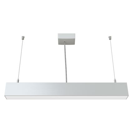 APLED - LED Luster na sajli LOOK LED/23W/230V 4000K 60 cm srebrna