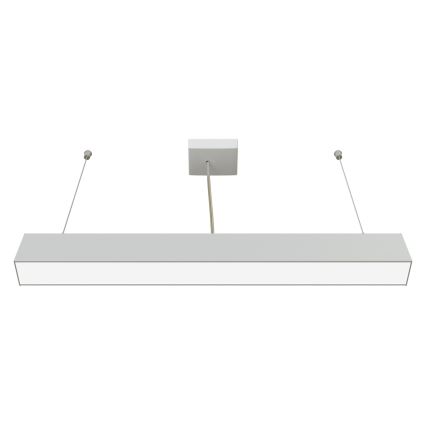 APLED - LED Luster na sajli LOOK LED/23W/230V 4000K 60 cm srebrna