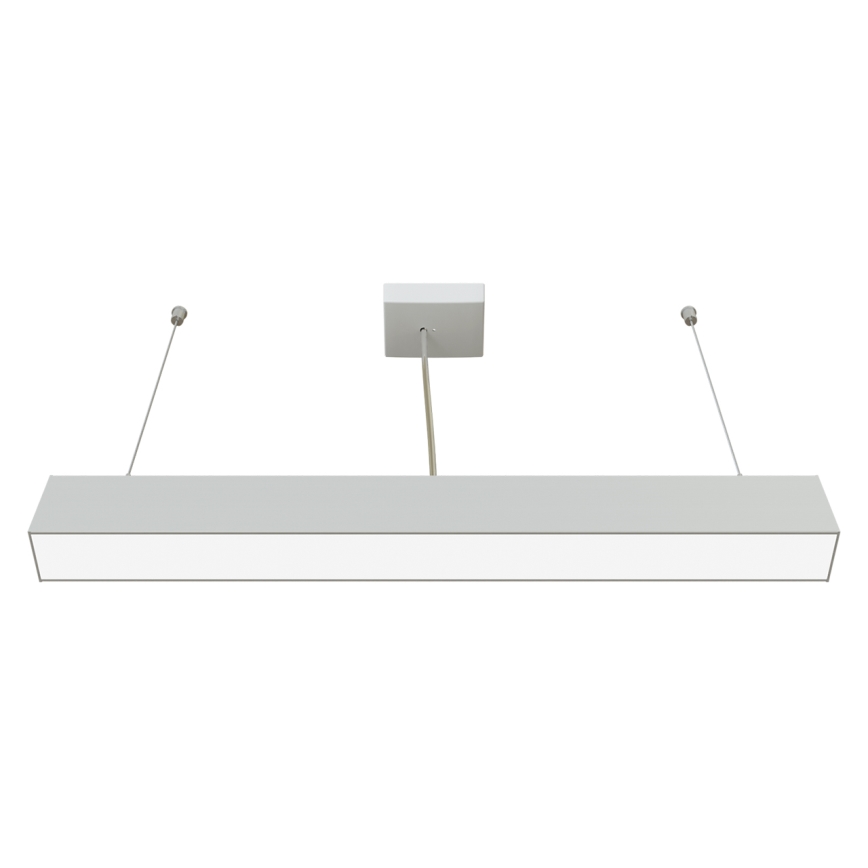 APLED - LED Luster na sajli LOOK LED/23W/230V 4000K 60 cm srebrna