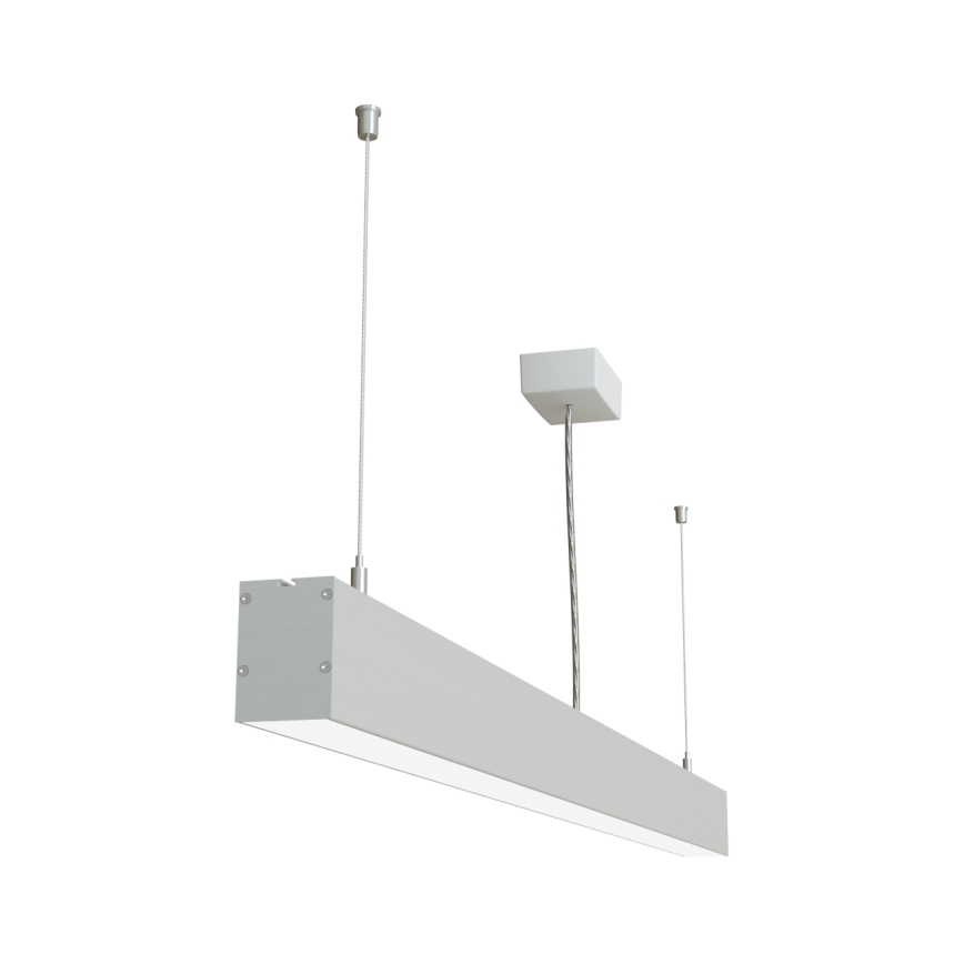 APLED - LED Luster na sajli LOOK LED/46W/230V 4000K 120 cm srebrna
