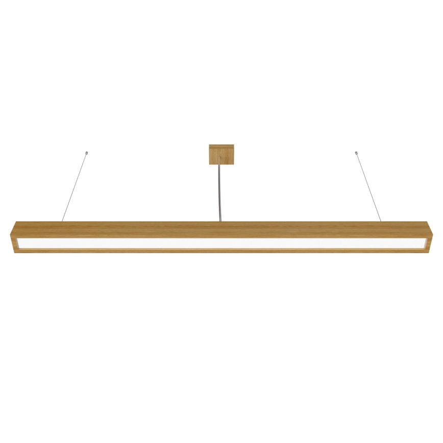 APLED - LED luster na sajli LOOK LED/48W/230V 4000K 150 cm hrast