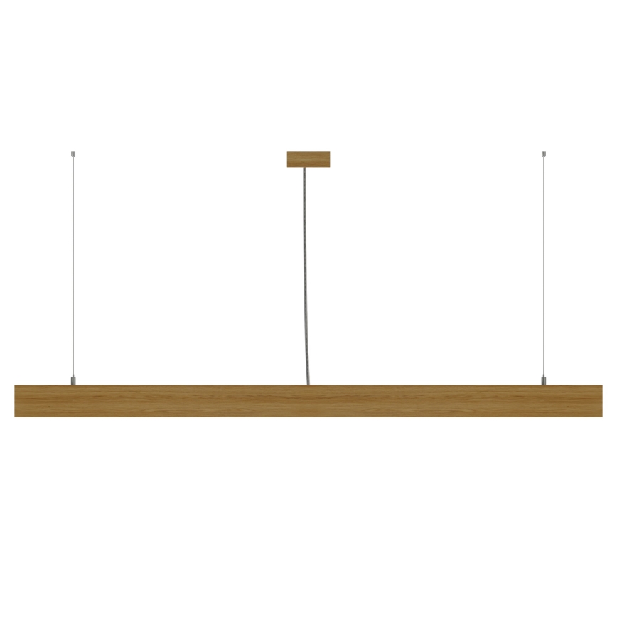 APLED - LED luster na sajli LOOK LED/48W/230V 4000K 150 cm hrast