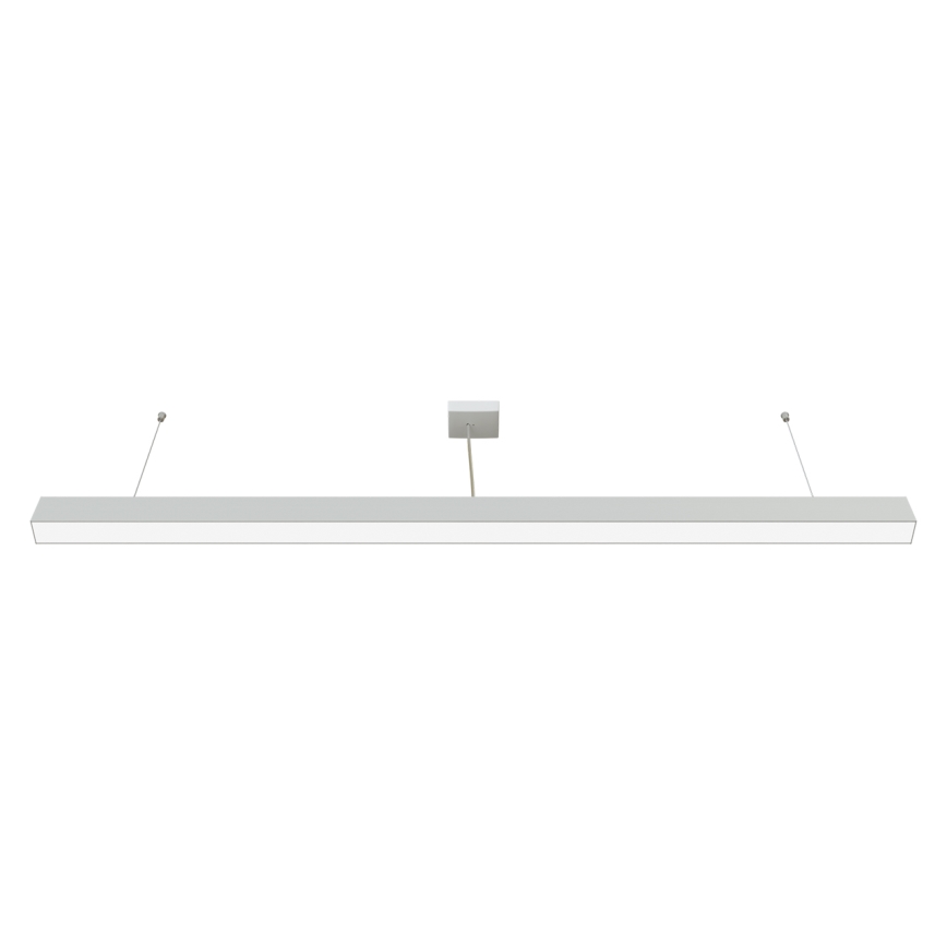 APLED - LED Luster na sajli LOOK LED/58W/230V 4000K 150 cm srebrna