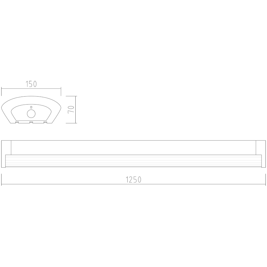 APLED - LED Nadgradna svjetiljka TROUT LED/36W/230V 4000K
