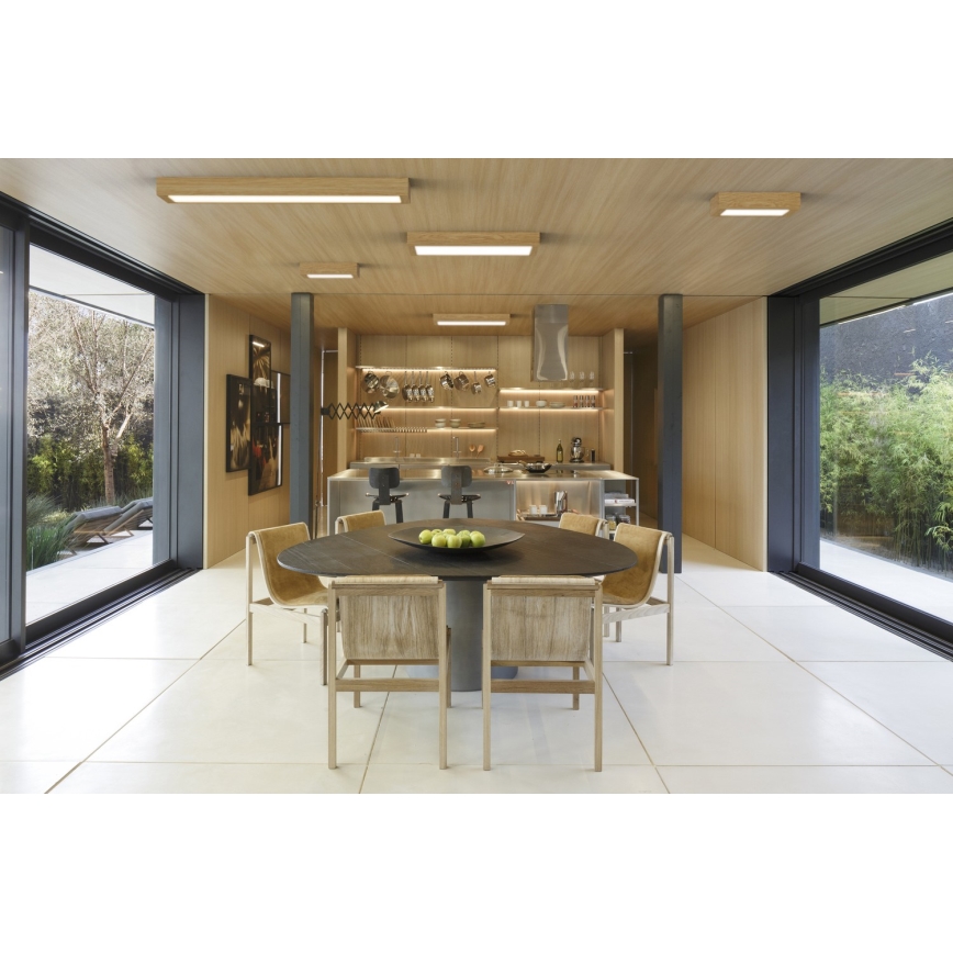 APLED - LED Panel za površinsku montažu QUADRA LED/42W/230V hrast