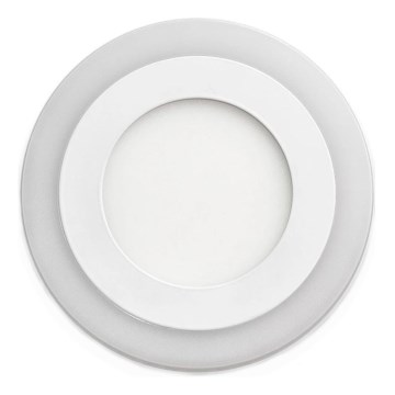 APLED - LED Stropna kupaonska svjetiljka RONDO DUO LED/4W + LED/12W/230V IP41 3000/4000K promjer 19,5 cm bijela