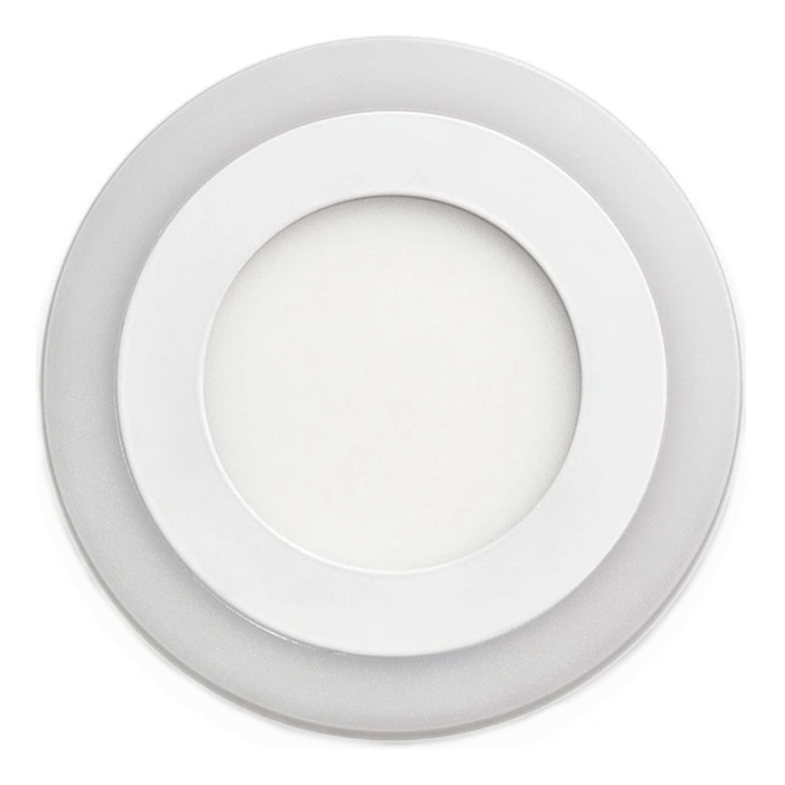 APLED - LED Stropna kupaonska svjetiljka RONDO DUO LED/4W + LED/12W/230V IP41 3000/4000K promjer 19,5 cm bijela