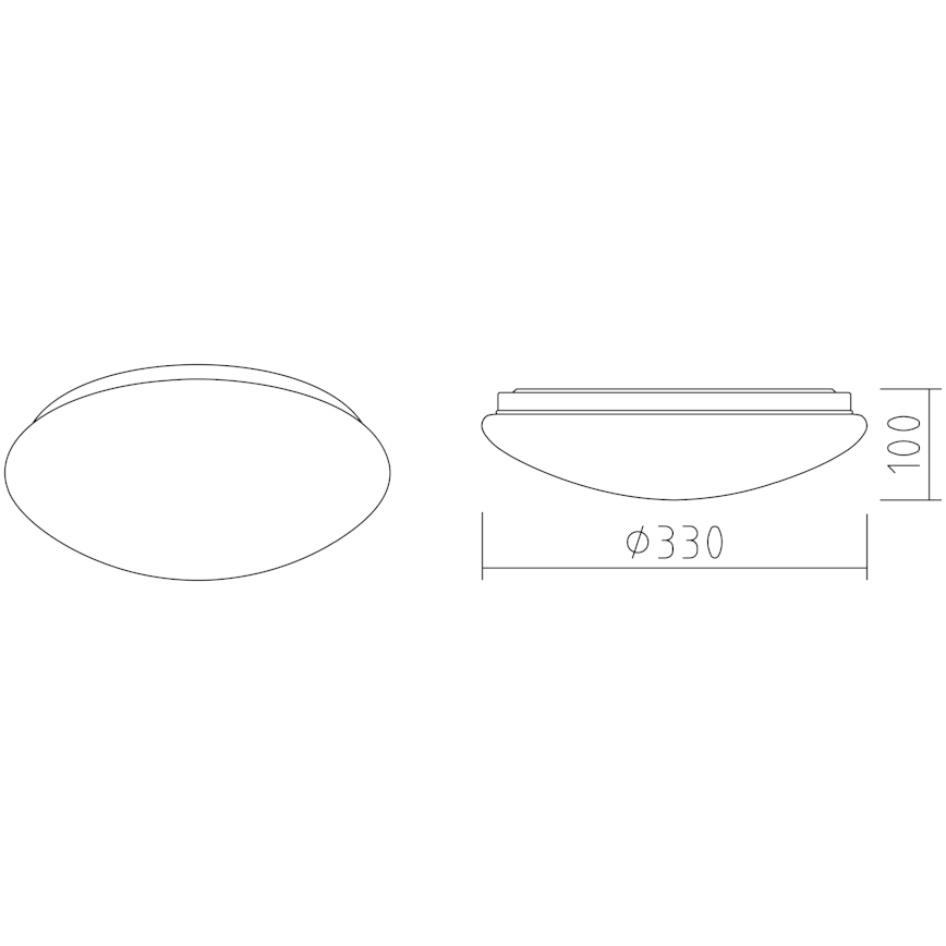 APLED - LED Stropna svjetiljka LENS P TRICOLOR LED/18W/230V IP41 2700 - 6500K 1210lm