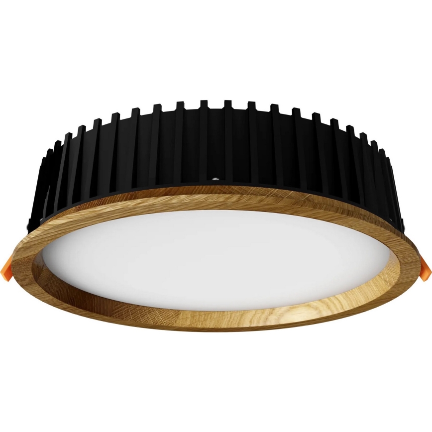 APLED - LED Ugradbena svjetiljka RONDO WOODLINE LED/18W/230V 3000K promjer 26 cm masivni hrast