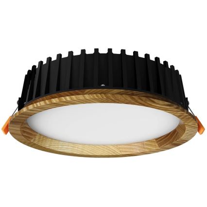 APLED - LED Ugradbena svjetiljka RONDO WOODLINE LED/6W/230V 4000K pr. 15 cm jasen masivni