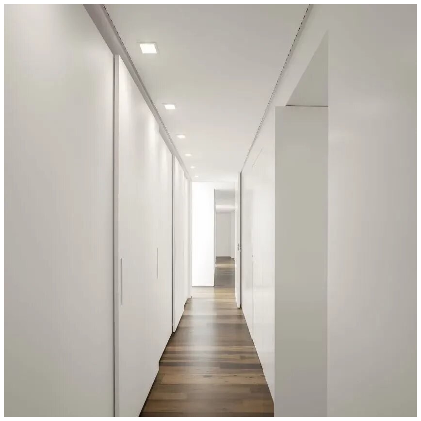 APLED - LED Ugradbena svjetiljka SQUARE SLIM LED/8W/230V 9x9 cm bijela
