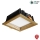 APLED - LED Ugradbena svjetiljka SQUARE WOODLINE LED/6W/230V 3000K 12x12 cm hrast masivni