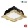 APLED - LED Ugradbena svjetiljka SQUARE WOODLINE LED/6W/230V 4000K 12x12 cm bor masivni