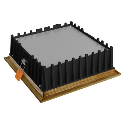 APLED - LED Ugradbena svjetiljka SQUARE WOODLINE LED/12W/230V 3000K 17x17 cm masivni jasen