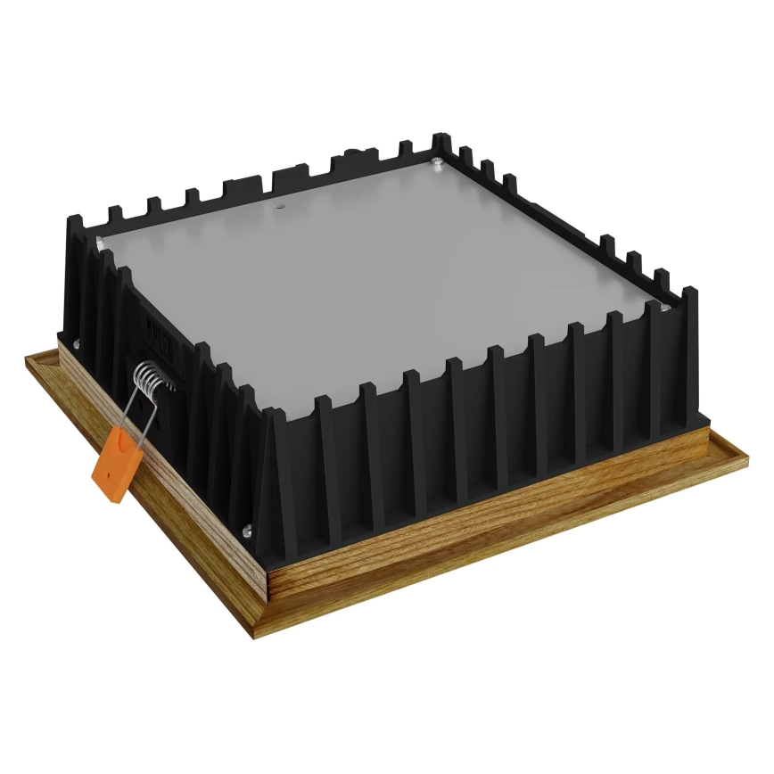 APLED - LED Ugradbena svjetiljka SQUARE WOODLINE LED/12W/230V 3000K 17x17 cm masivni jasen
