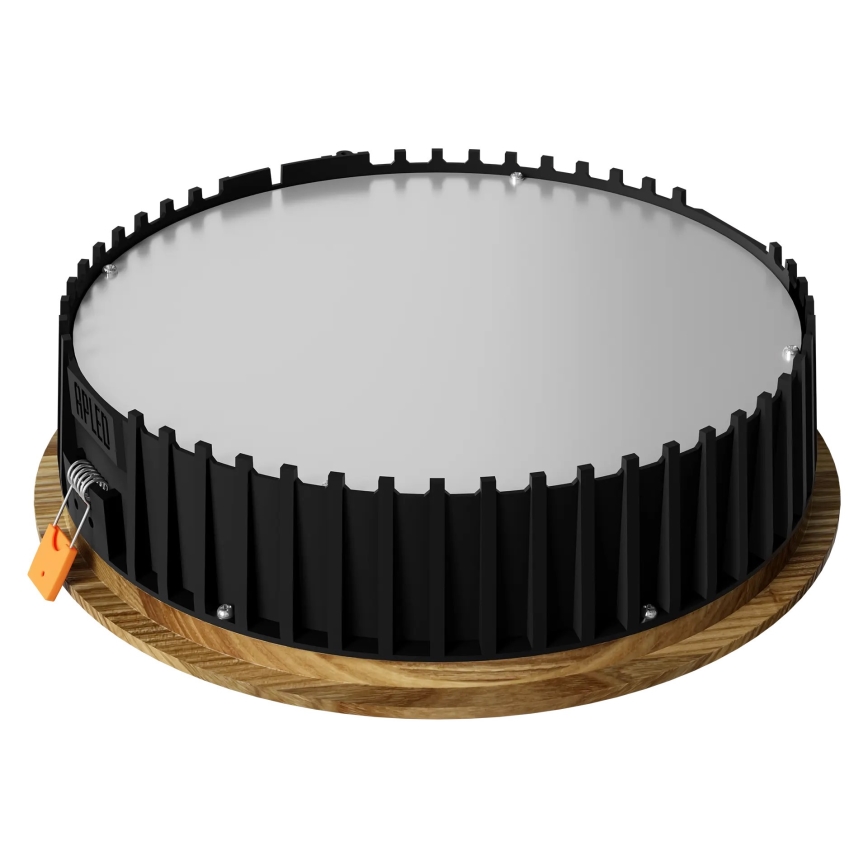 APLED - LED ugradbena svjetiljka RONDO WOODLINE LED/18W/230V 3000K promjer 26 cm masivni jasen