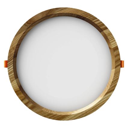 APLED - LED Ugradbena svjetiljka RONDO WOODLINE LED/18W/230V 4000K promjer 26 cm masivni jasen