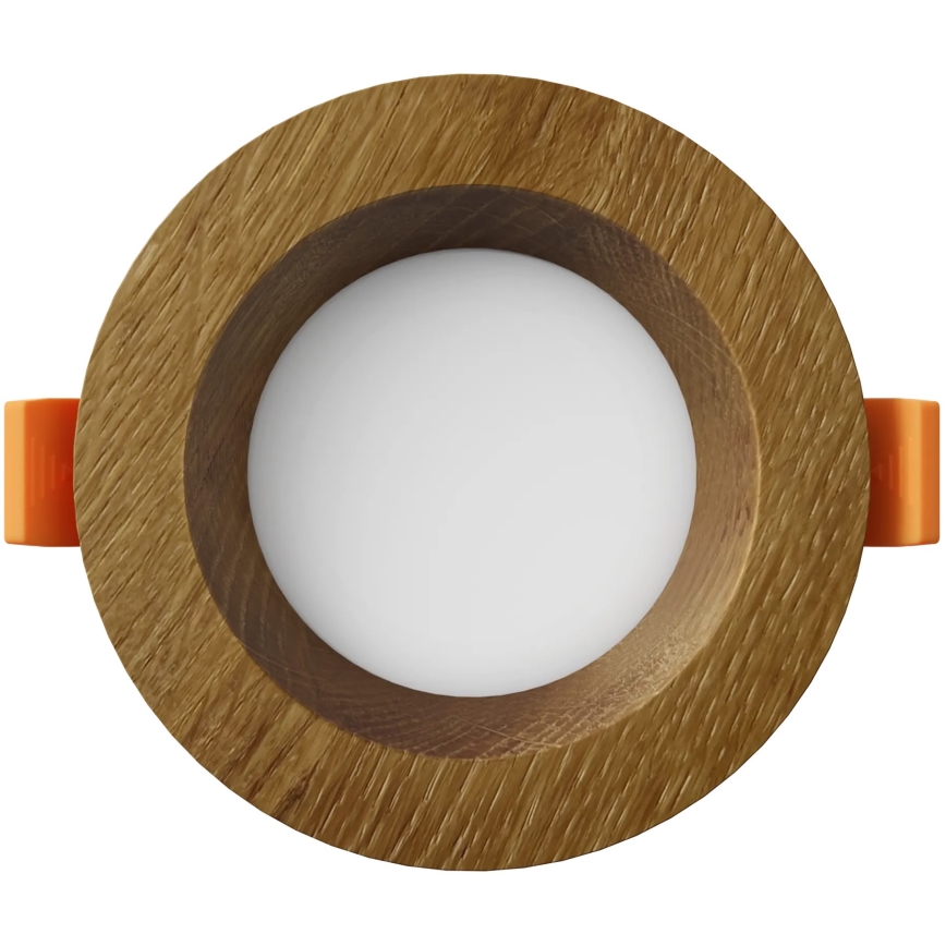 APLED - LED Ugradbena svjetiljka RONDO WOODLINE LED/3W/230V 3000K promjer 9 cm masivni hrast