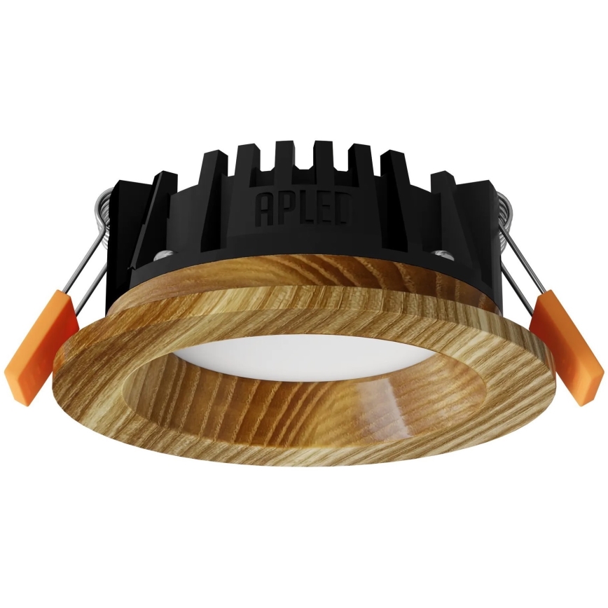 APLED - LED Ugradbena svjetiljka RONDO WOODLINE LED/3W/230V 3000K promjer 9 cm masivni jasen