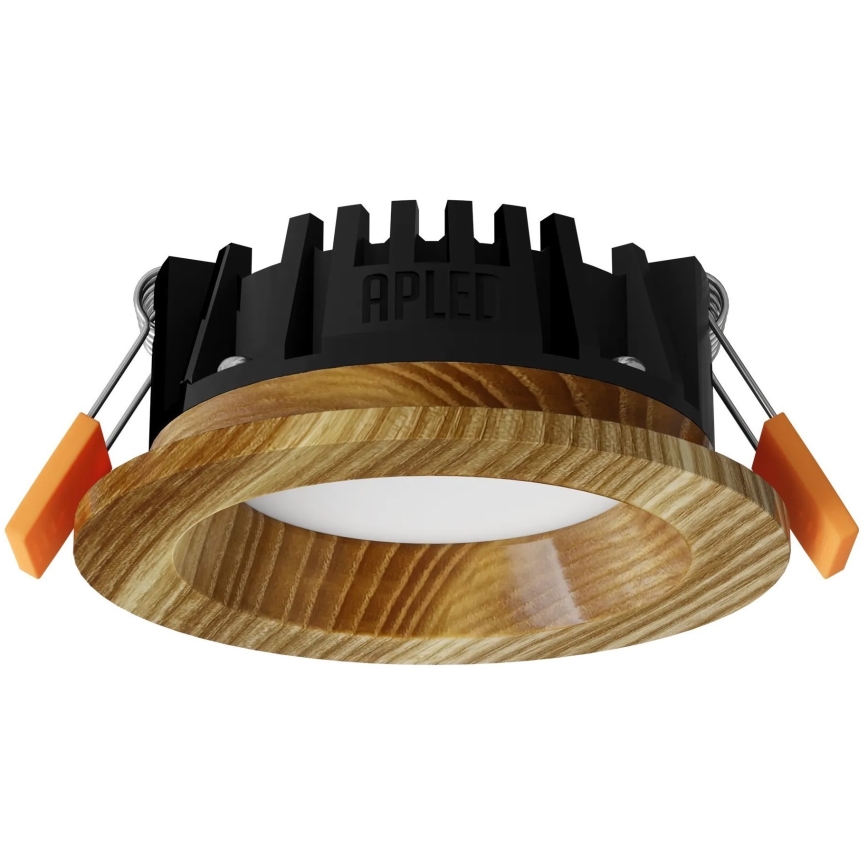 APLED - LED Ugradbena svjetiljka RONDO WOODLINE LED/3W/230V 4000K promjer 9 cm masivni jasen