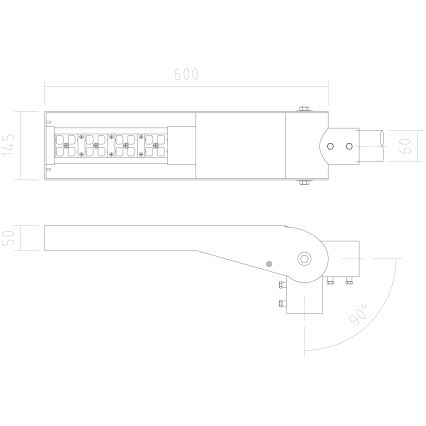 APLED - LED Ulična svjetiljka FLEXIBO LED/19W/90-265V IP65