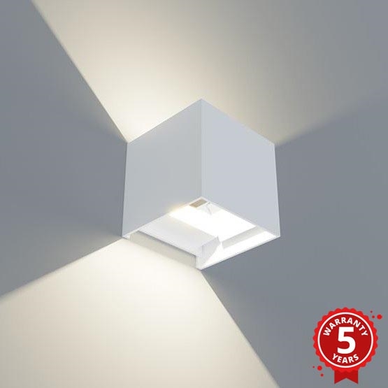 APLED - LED Vanjska zidna svjetiljka CUBE 2xLED/3W/230V IP65