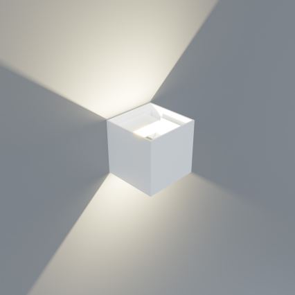 APLED - LED Vanjska zidna svjetiljka CUBE 2xLED/3W/230V IP65