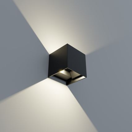 APLED - LED Vanjska zidna svjetiljka CUBE 2xLED/3W/230V IP65