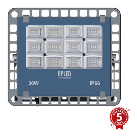 APLED - LED vanjski reflektor PRO LED/30W/230V  IP66 3000lm 6000K