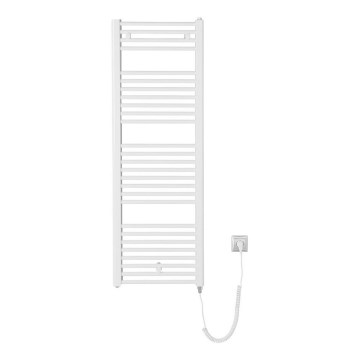Aqualine - Električni kupaonski radijator DIRECT-E 400W/230V 132 cm bijeli ravni