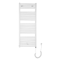 Aqualine - Električni kupaonski radijator DIRECT-E 600W 132x60 cm, bijele boje