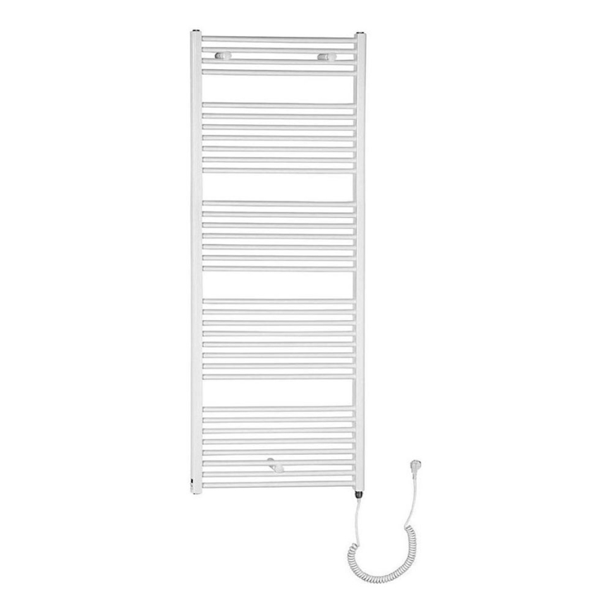 Aqualine - Električni kupaonski radijator DIRECT-E 800W/230V 168 cm bijeli ravni