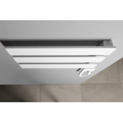 Aqualine - Električno sušilo za ručnike ELVIS 50W/230V 34,2 cm bijela desna