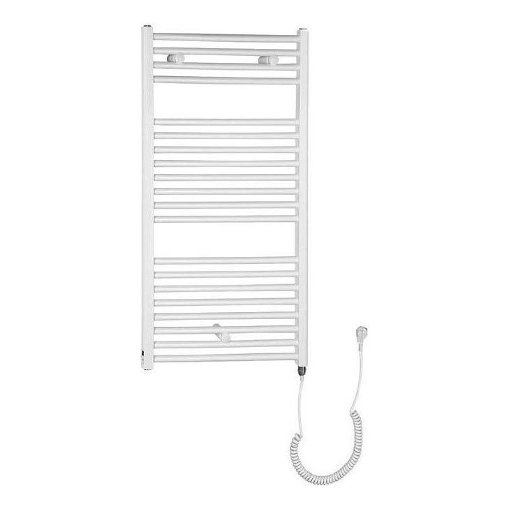 Aqualine - Kupaonski električni radijator DIRECT-E 300W/230V 96 cm bijela ravni