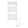 Aqualine - Kupaonski električni radijator DIRECT-E 300W/230V 96 cm bijela ravni