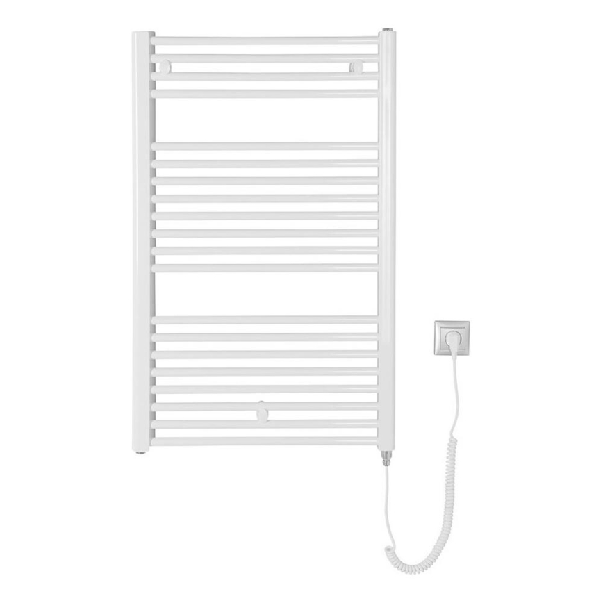 Aqualine - Kupaonski električni radijator DIRECT-E 400W/230V 96 cm bijela ravni